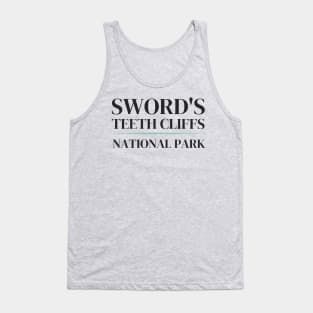 Sword's Teeth Cliffs, Sword Coast - National Park Parody Tank Top